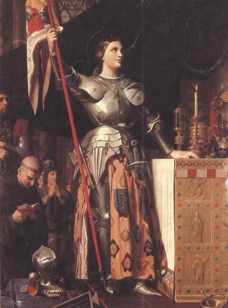 Jean Auguste Dominique Ingres Joan of Arc at the Coronation of Charles VII in Reims Cathedral (mk45) Germany oil painting art